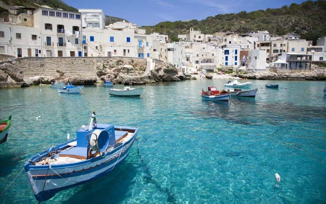 From Trapani: Favignana and Levanzo full-day tour with lunch and aperitif - Levanzo’s Cala Minnola and Cala Fredda Swim Stops