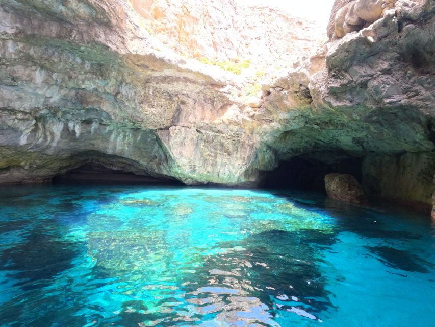 From Trapani: Marettimo Grottos Cruise & Local Food Tastings - Meeting at Egadi Escursioni di Torre Lines and how the day runs