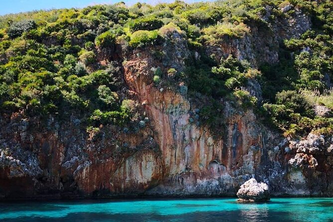 Full Day Private Boat Tour San Vito Lo Capo - Castellammare - Zingaro Nature Reserve and Cala del Leone: Swimming Without Roads or Cars