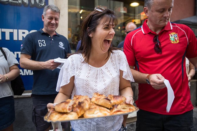 Gastronomic Street Food Tour of Catania - Via Etnea food picks: arancini at Bar Savia and cipollina at Bakery Pacini