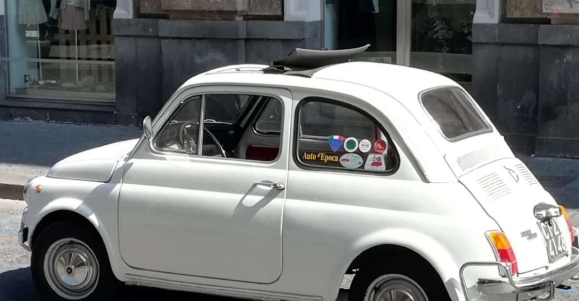 Giardini Naxos or Taormina: Godfather Tour in a Vintage Car - Isola Bella photo stop: quick views, no big time commitment