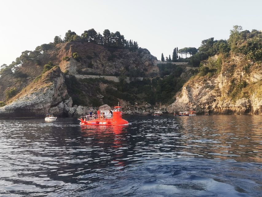 Giardini Naxos: Semi-Submarine Tour to Isola Bella - The Cave of Lovers and the Blue Grotto from below