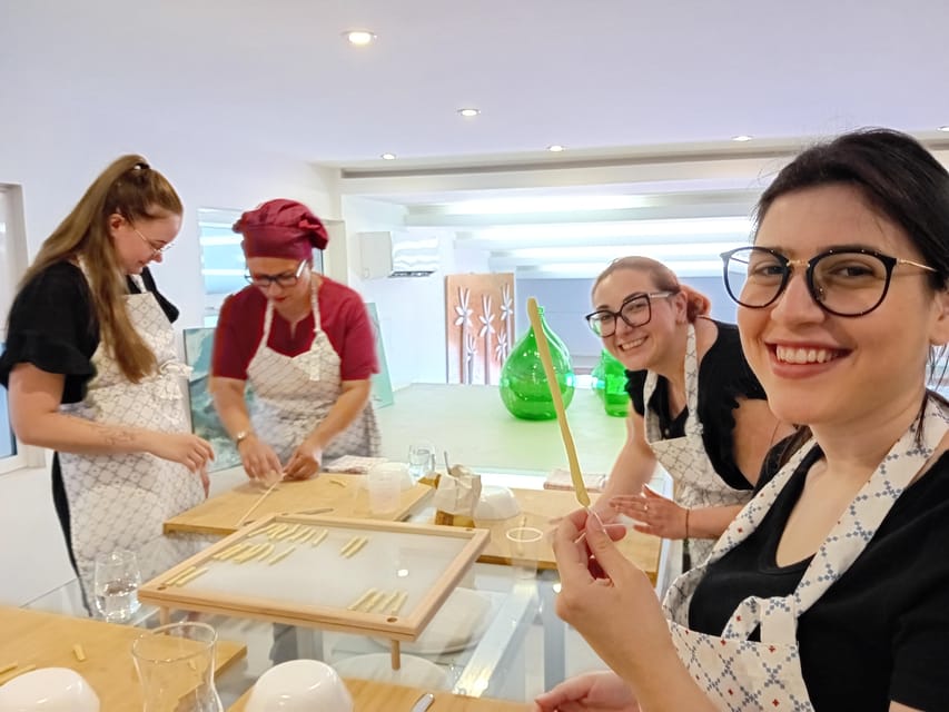 Giardini Naxos, Taormina: Food Class & Sicilian Tasting - Cannoli prep: ricotta filling, then decoration with pistachio and candied fruit