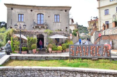 GODFATHER TOUR film's locations departure from Taormina area - Savoca: narrow streets, churches, and the movie’s wedding scenery