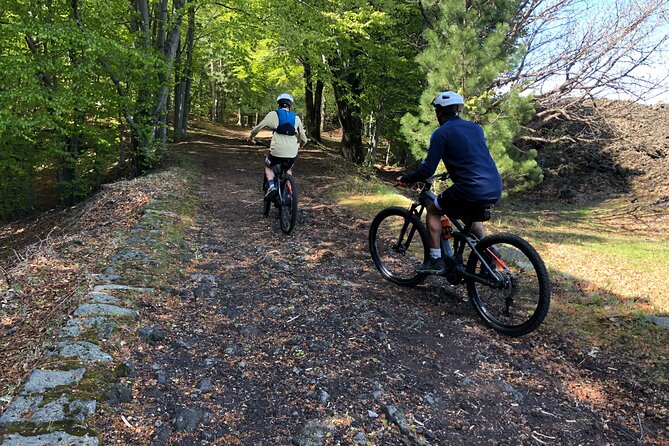 Half Day Tour to discover Etna by E-Mtb - Starting in Zafferana Etnea and riding toward the Altomontana track