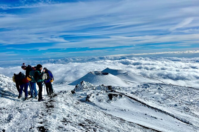 Hike near the summit craters up to the maximum safe altitude currently foreseen - From lava fields to fumaroles: what your legs will do