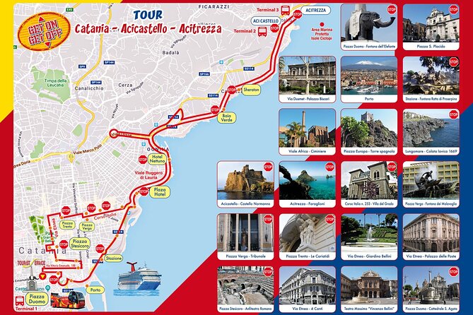 Hop on hop off Catania-Acicastello-Acitrezza panoramic bus - Your stop-by-stop guide (what to expect and what to do)