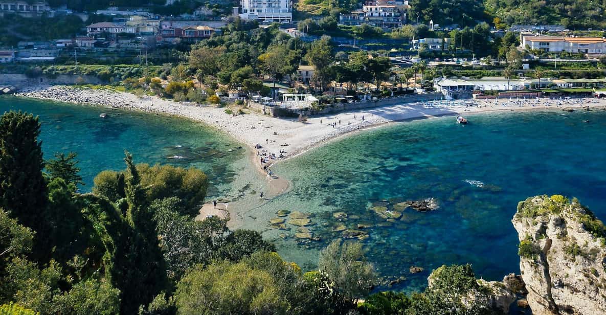 Isola Bella-Blue Grotto: Boat Tour, Snorkeling & Aperitif - Getting Oriented: The Start Along Giardini Naxos Coast