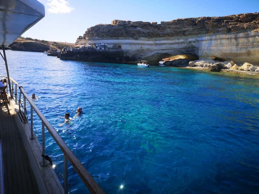Lampedusa: Yacht excursion, swimming stops and typical lunch - Safety and comfort details that matter at sea