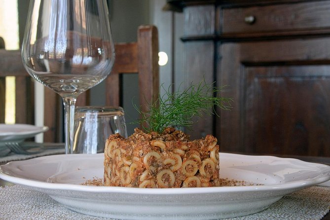Lunch or dinner and cooking demo at a local home in Cefalù - The 4 Courses: Pasta, Main, Dessert, and the Small Extras