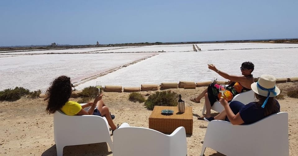 Marsala Wellness on the Isola Lunga Salt Pans with Aperitif - First stop: arriving at the SEI saltworks and getting your boat ticket