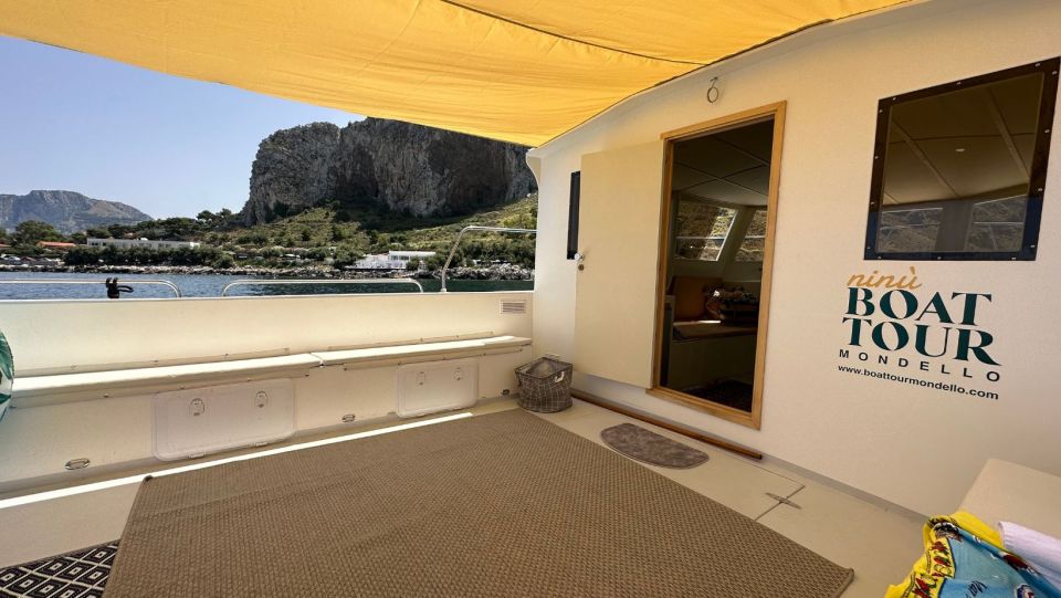 Mondello: 4-Hour Coastal Boat Tour with Aperitif & Swimming - Stop-by-stop: Mondello, Capo Gallo Reserve, and a secret cove