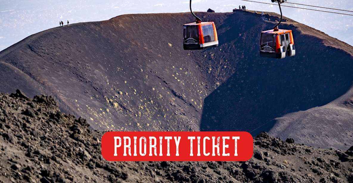 Mount Etna: Return Funivia dell'Etna Cable Car Ticket - The funivia ride up: quick altitude change, big views