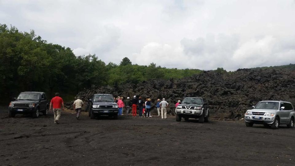Mount Etna & Taormina Multi-language Tour from Palermo - Mount Etna arrival: Silvestri Craters and the altitude effect