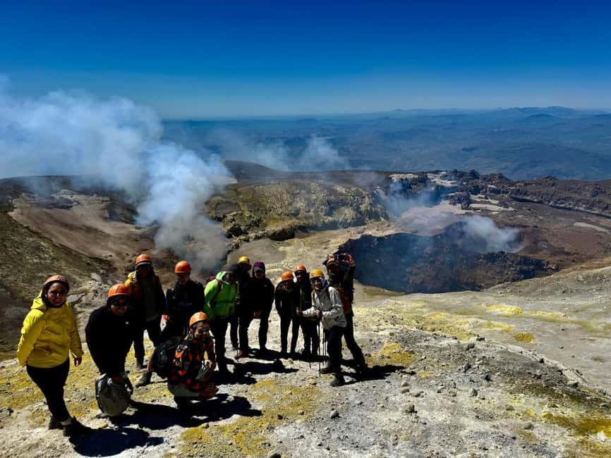 Mount Etna: Tour to the Summit Craters by Cable Car - First climb: from Etna South cable car area up to the trekking start