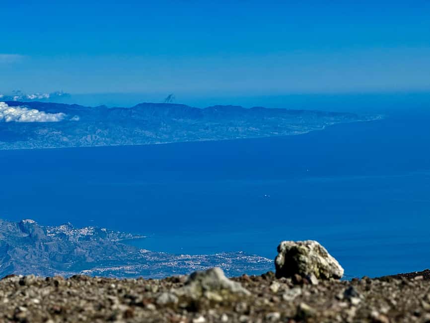 Mount Etna: Tour to the Summit Craters by Cable Car - The Central Crater edge at 3,400 m: your 360° view check