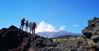 Mount Etna: Trek to the Craters of The 2002 Eruption - Piano Provenzana start: getting set for the trail