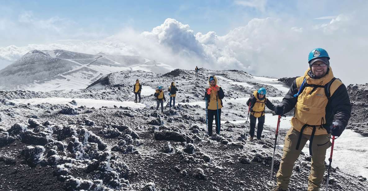 Mt Etna: Winter Trekking Tour with Optional Catania Transfer - Where the trek starts: Rifugio Sapienza and the winter route on Etna