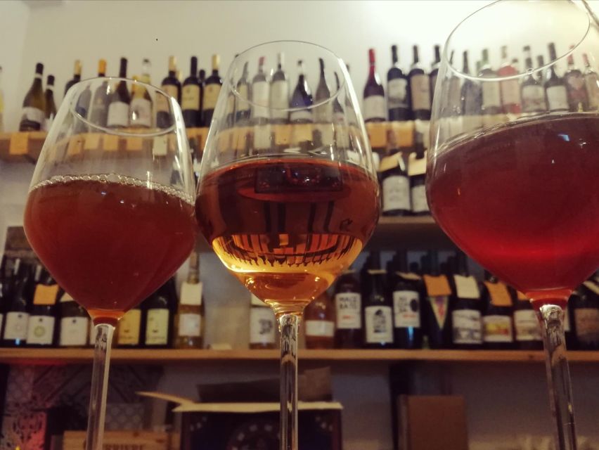 Natural Wine Tasting with snacks at Bottega Monteleone - The 5-Wine Natural Flight: Pet Nat to Dessert