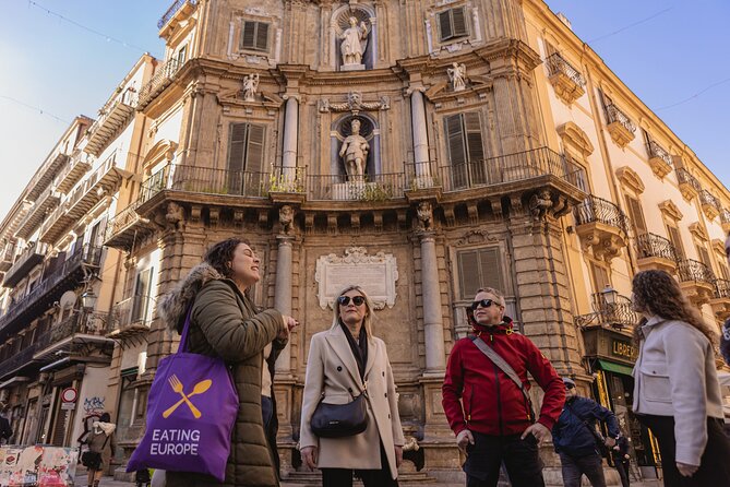 Palermo Evening Food & Wine Tour with Eating Europe - La Kalsa at night: Arab quarter streets and Arab-Norman architecture
