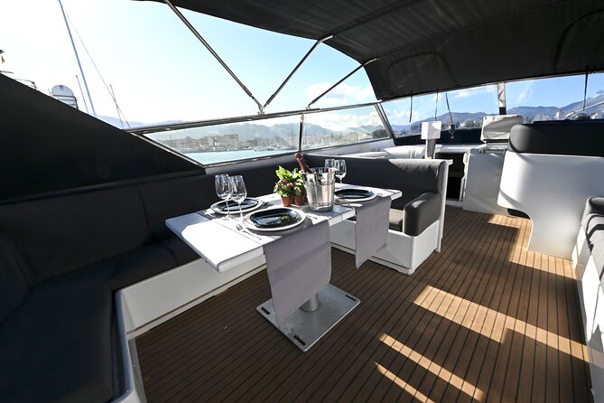 Palermo from the Sea : Luxury Trip between Crystalline Bays, BBQ and Relax - Mondello bay: turquoise water, deck lounging, and an optional BBQ