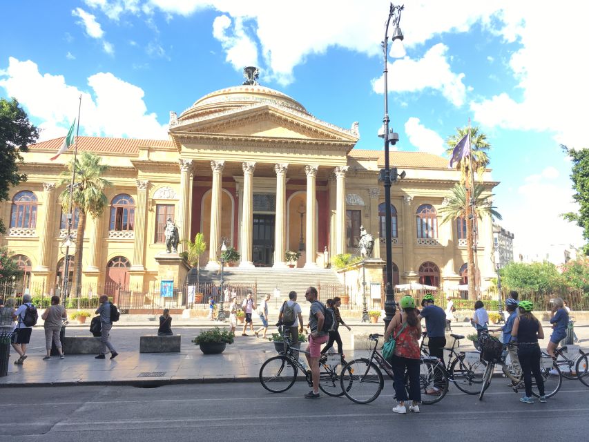 Palermo: Historic Center Guided Bike Tour with Food Tasting - The flow of the tour: riding first, then eating, then more riding