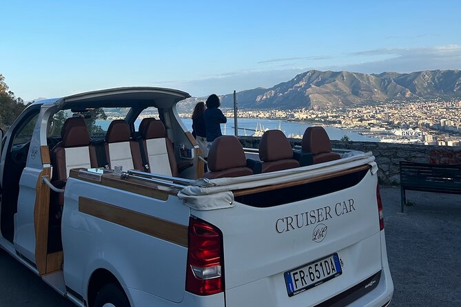 Palermo: Panoramic Mount Pellegrino in CruiserCar - Monte Pellegrino panoramas with a view-first schedule