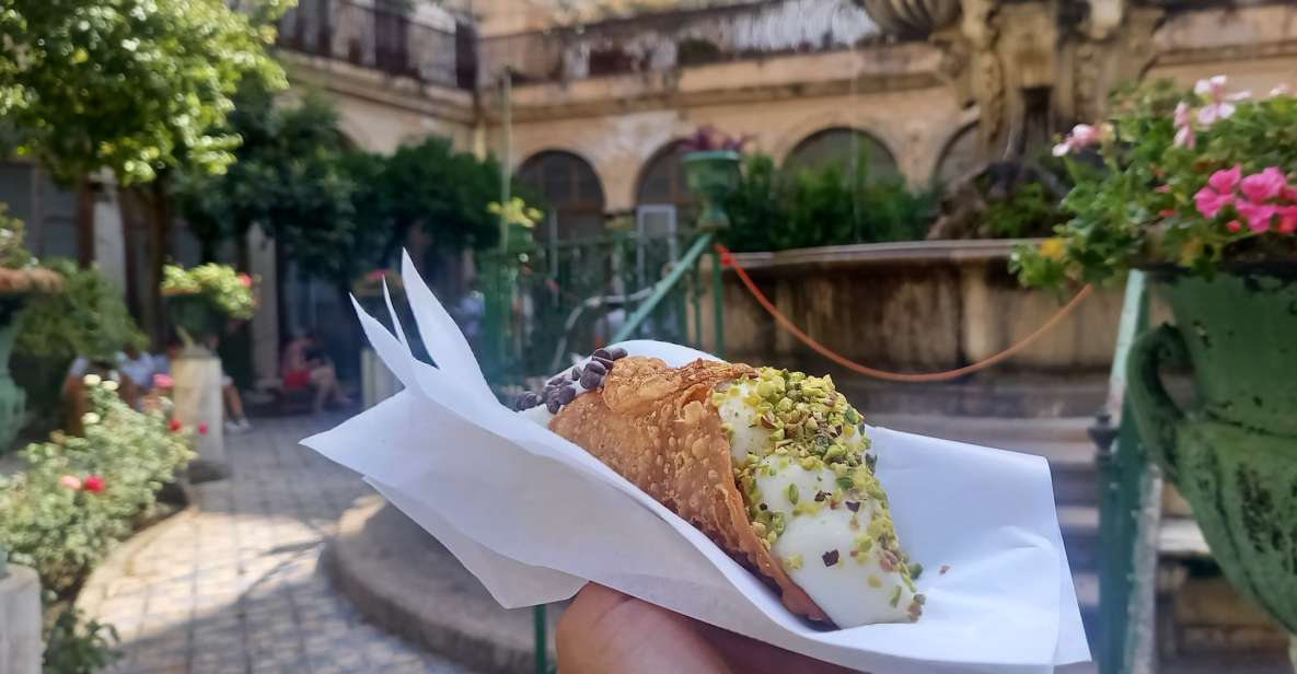 Palermo Sicilian Street Food Tour: Small Group with a Local - Getting oriented at Piazzetta delle Dogane (Santa Maria della Catena)