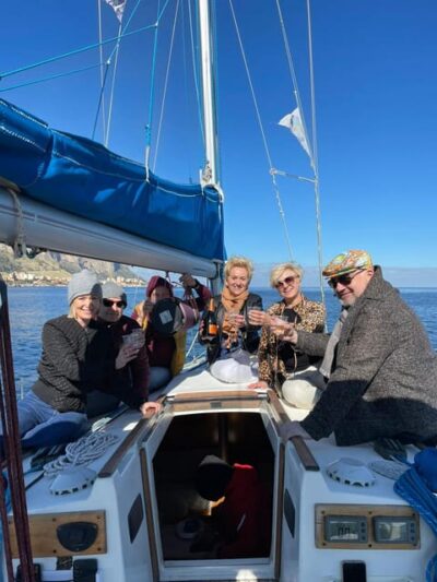 Palermo: the city from the sea - Getting on Seica Boat at Cala Marina