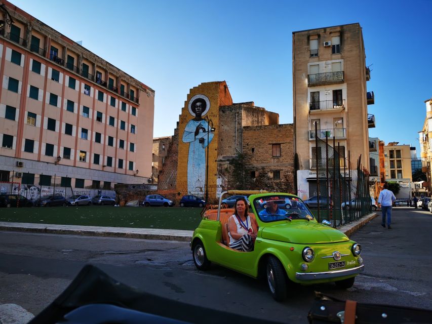 Palermo: Vintage Fiat 500 Sightseeing Tour - Palermo Cathedral and Murale Falcone e Borsellino: Style Meets Meaning