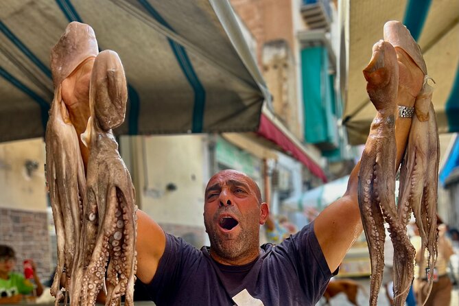 Palermo Walking Food Tour with Secret Food Tours - La Vucciria: from butcher roots to full market life