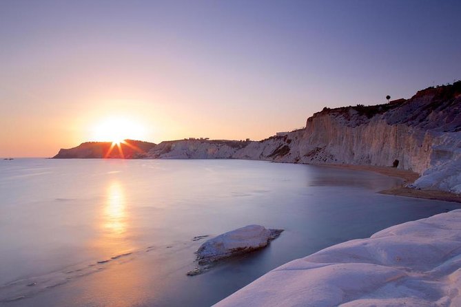 Private Agrigento & Scale of the Turks Tour, from Palermo area - The Scala dei Turchi (Turkish Stairway) white cliffs by the sea