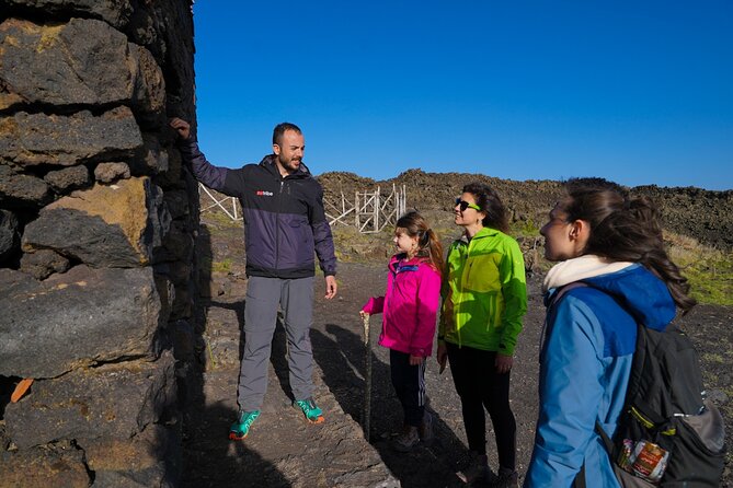 Private Etna Trekking half day tour from Taormina - Stop 1 on Etna: a guided walk through lava terrain