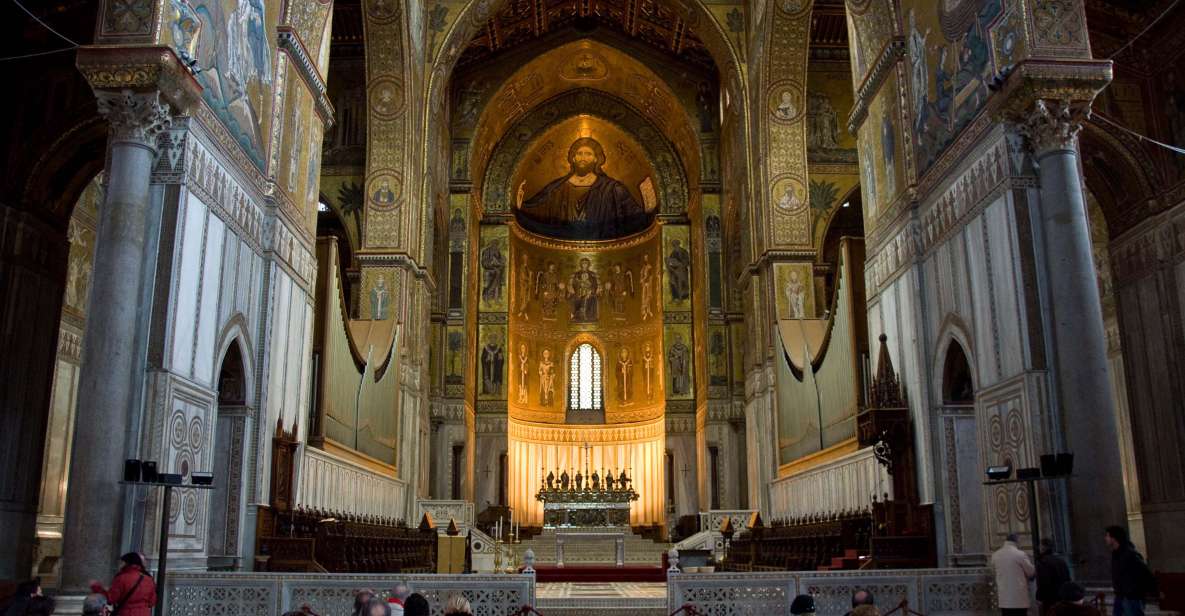 Private Monreale Cathedral and Cloister, Ceramic Lab tour - From Teatro Massimo: private driver, small-group flow
