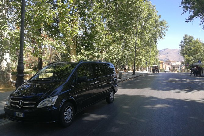 Private Transfer from/to Castellammare del Golfo - Meet the Driver Fast: Arrivals Sign, Flight Checks, and 60 Minutes Waiting