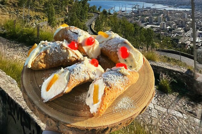 Quad Tour in Palermo: Adventure, Scenery, and Sicilian Flavors - Sicilian flavors: cannoli and pane cunzato as part of the journey