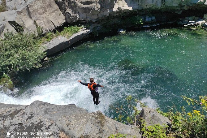 River Jumping Alcantara Gurne - Meeting Point and Getting There: Castiglione di Sicilia Setup