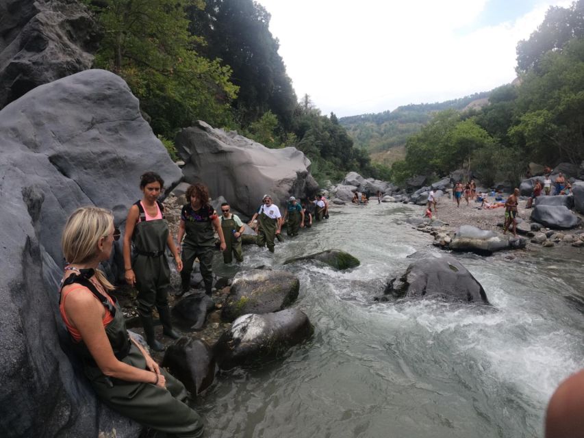 River Trekking Gole Alcantara - First look at the Alcantara Gorge river trek