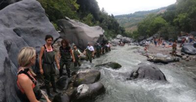 River Trekking Gole Alcantara - Getting there: van transfer and why 30 minutes early pays off
