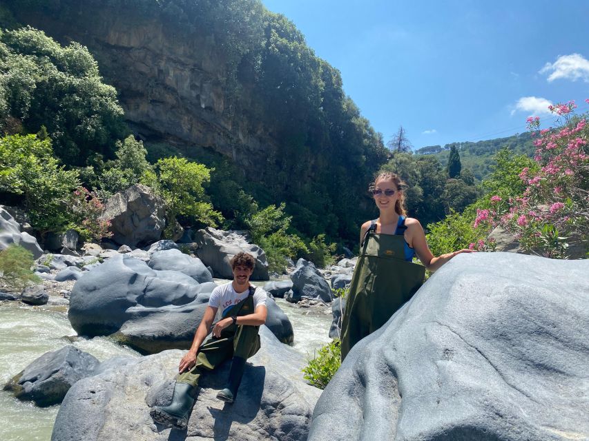 River Trekking Gole Alcantara - What the guides add: history, humor, and GoPro help
