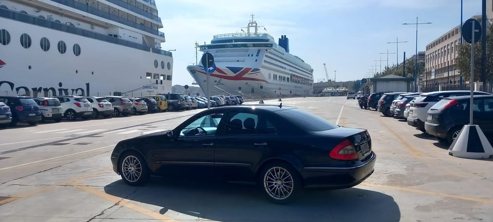 Shore tour from Messina port: Taormina & Godfather Places - From Messina port to Taormina: the smooth start that saves energy