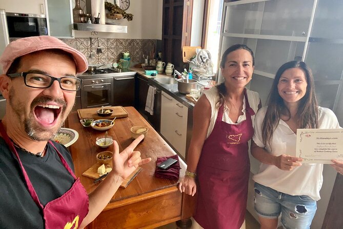 Sicilian Cooking Class in Palermo - Private Option - Cooking With Wine and Snacks: The Pace You’ll Feel in Your Day