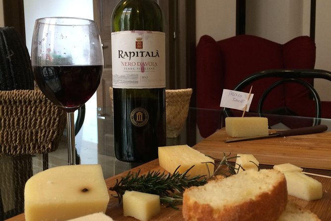 Sicilian Wines and cheeses Tasting in Palermo - The caponata, cassata, and the rest of the Sicilian table