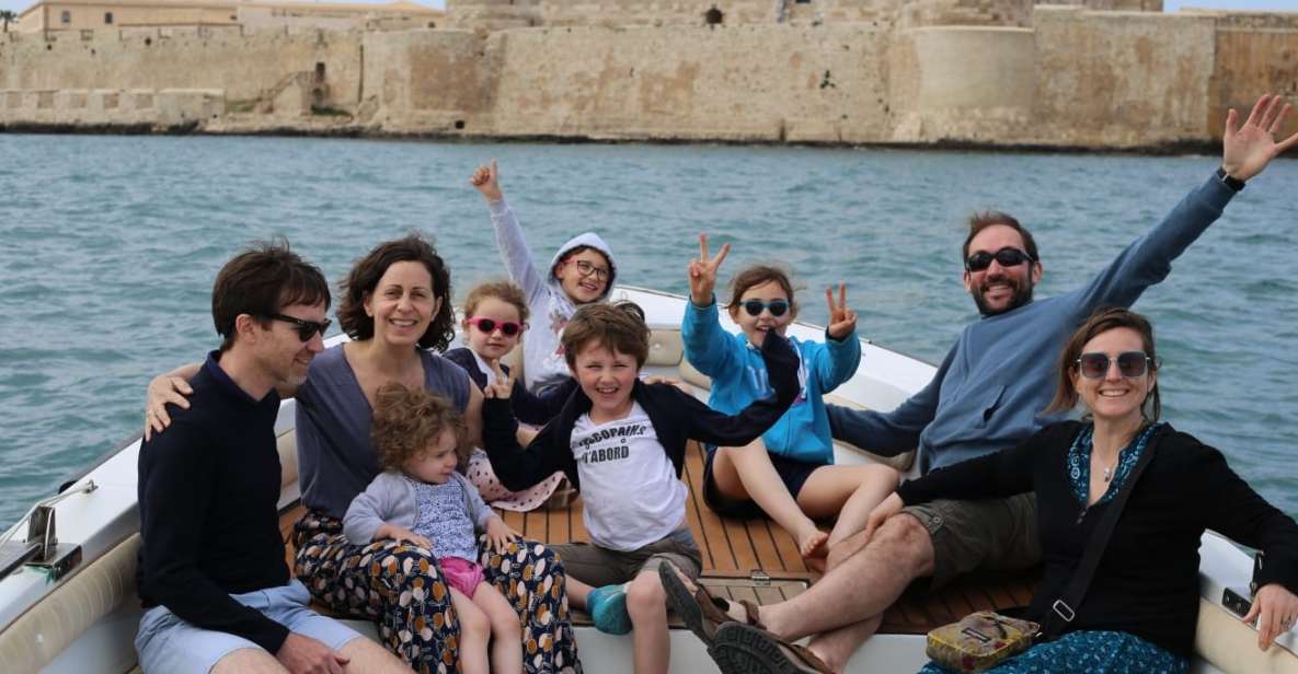 siracusa boat tour with visit to sea caves and ortigiaisland - Ortigia Circumnavigation: Umbertino Bridge, Grand Harbour, and Cathedral Views