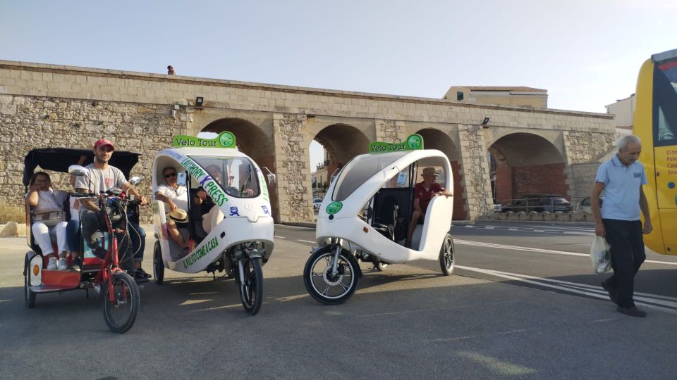 Siracuse: Guided Velobike Tour - How the electric VeloBike rickshaw ride feels