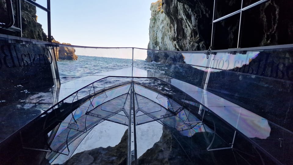 Syracuse: Coast and Sea Caves Full Transparent Boat Tour - Who should book this Syracuse transparent boat tour