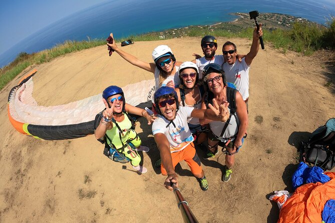 Tandem Paragliding Flight in Cefalù - The Route in Real Terms: Cefalù Coast, Torre Conca, Salinelle Beach, and Rocca di Cefalù