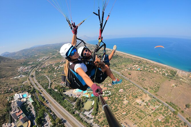 Tandem Paragliding Flight in Cefalù - Safety Briefing, Harness Fit, and Helmet Gear You Can Trust