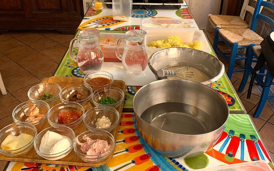 Taormina: Arancino Making Class with Drinks - Dietary needs: gluten-free, lactose intolerance, vegetarian, vegan