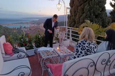 Taormina premium food & wine tour at rooftops and upscale bars - Meeting at San Domenico Palace (Four Seasons) and finishing near Porta Catania